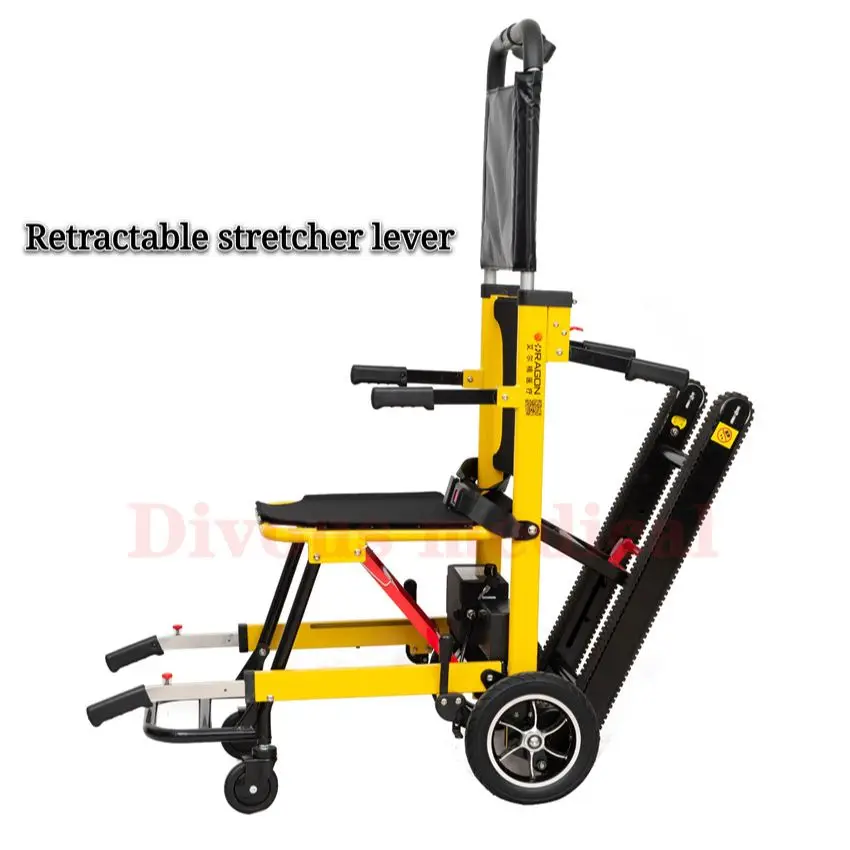Mororized Automatic Lithium Battery Folding Disabled motorized Stair chair Climbing Electric Wheelchair stair lifting