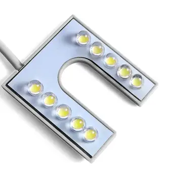 EU/US 플러그 재봉틀 조명 10 led U 모양 산업용 조명 램프 드릴 프레스 작업대에 대한 자기 작업 조명