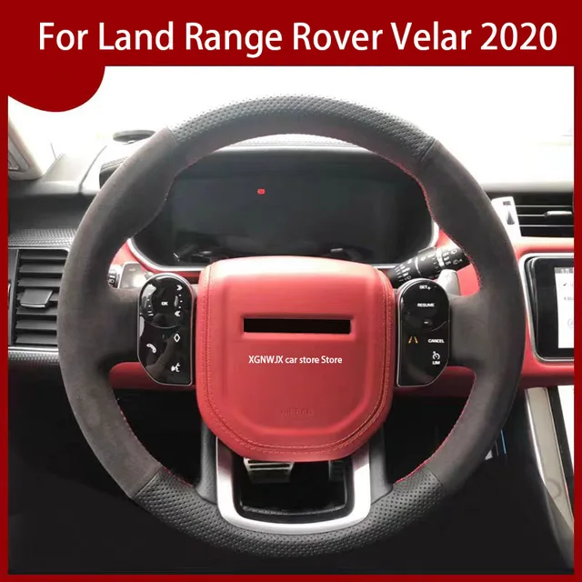 MEWANT DIY Stitched Steering Wheel Cover For Land Rover Range Rover Sport 2018-2021 - View #7
