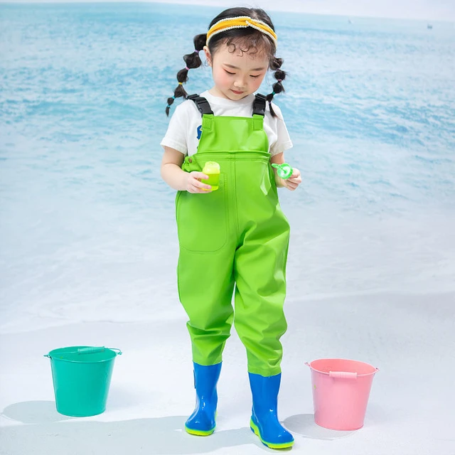 Fishing Chest Waders with Boots for Kids Outdoor Activities Girls