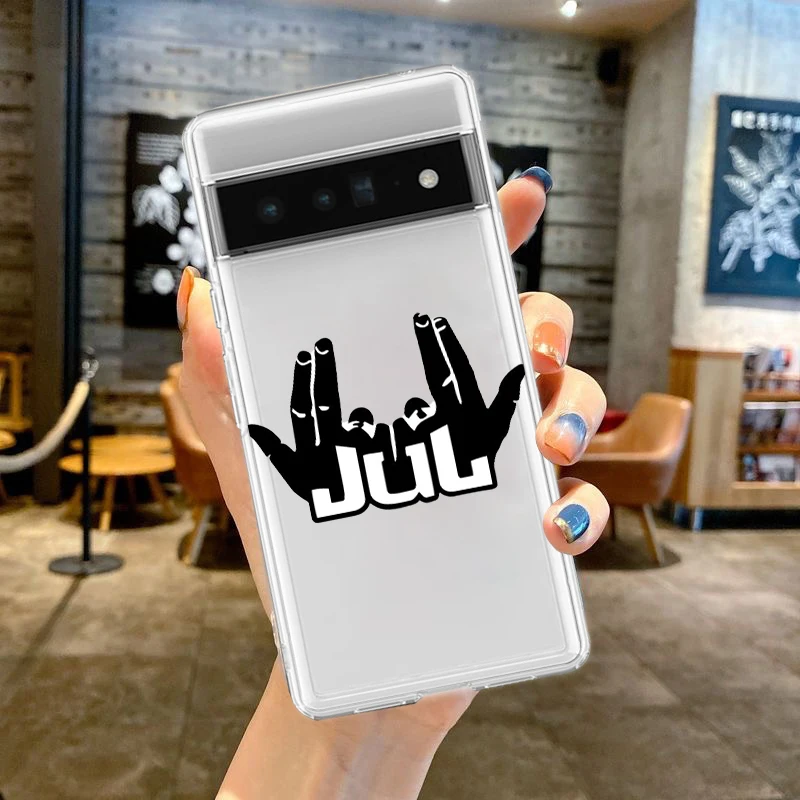 JuL Rapper Shockproof Silicone Phone Case - Soft Clear Protective Cover