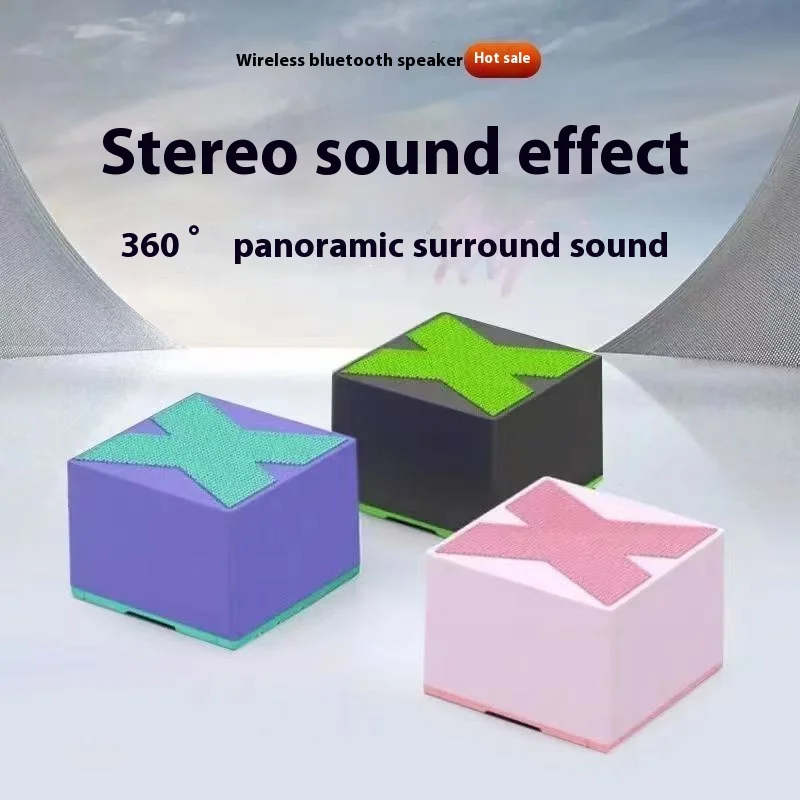 NEW Rechargeable Bluetooth Speaker Bluetooth-Compatible 5.0 USB Audio Speaker Mini Portable Speaker for Outdoor Small Gifts Box