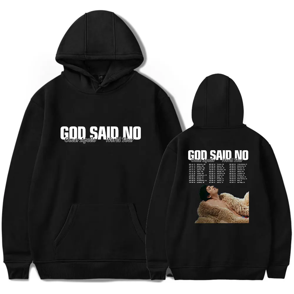 thumbnail image 1 of Sudadera con capucha de Omar Apollo God Said No Tour para hombre y mujer, unisex, de manga larga, para cosplay, ropa de calle, 1 of 5