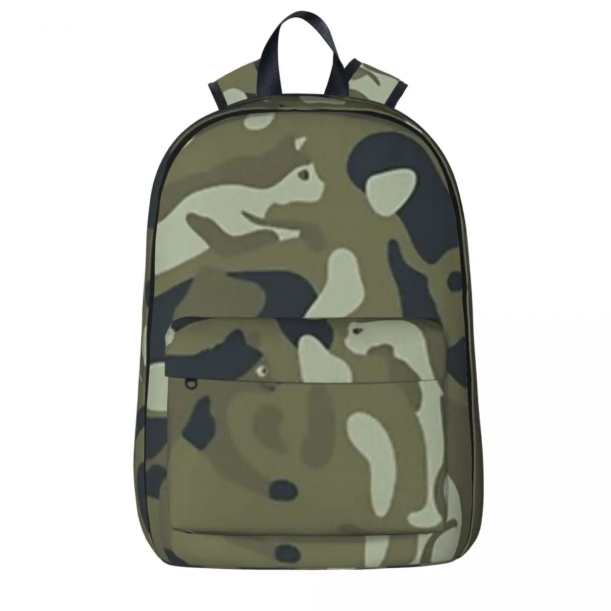 

Cats Army Camouflage Backpacks Boys Girls Bookbag Students School Bags Cartoon Kids Rucksack Laptop Rucksack Shoulder Bag