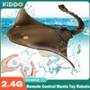 Remote Control Shark Toy Robots RC Animals Manta 2.4G Electric Sharks Children Kids Toys for Boys Swimming Pool Water Boat Ship 1