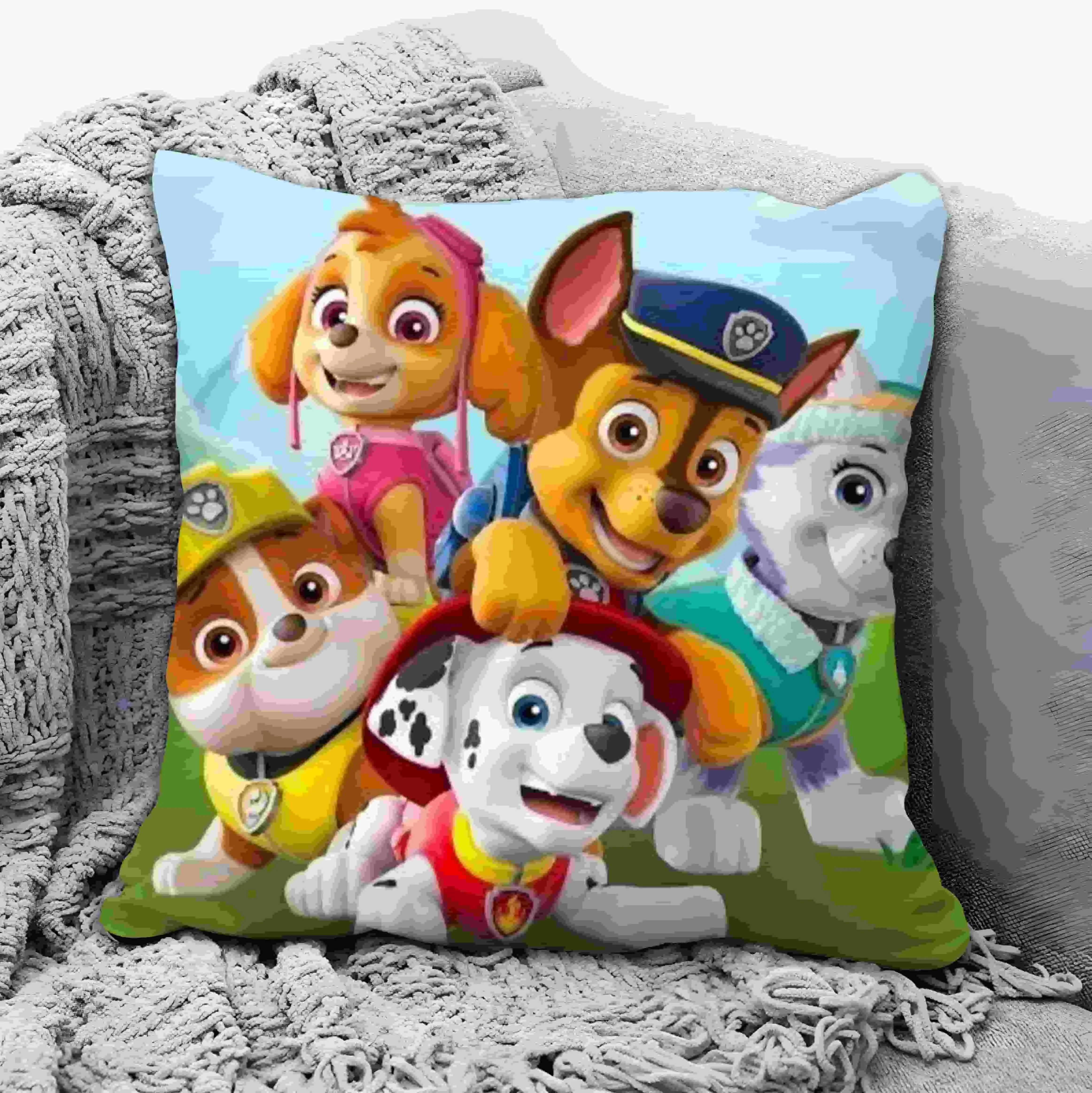 Cartoon Square Pillow Awaii Anime Soft Waist Sofa Cushion Printing Throw Pillow Throw Bedroom Pillows Cute dog