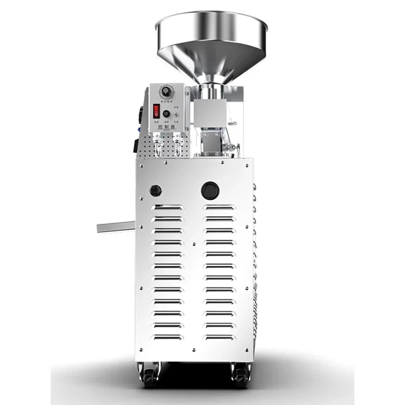 Oil Press Machine Commercial Stir frying And Pressing in one Stainless Steel 2200W Olive Kernel Coconut Extractor 5