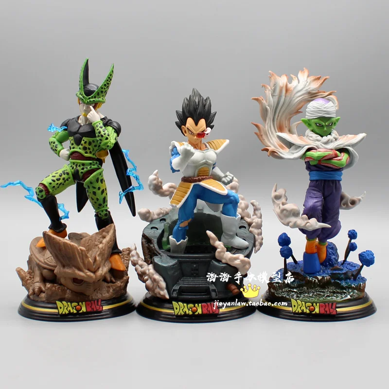 

Dragon Ball Z Anime Figure Piccolo Son Gohan Cell Vegeta Wcf Action Figurine 19cm Pvc With Light Statue Model Collection Toys