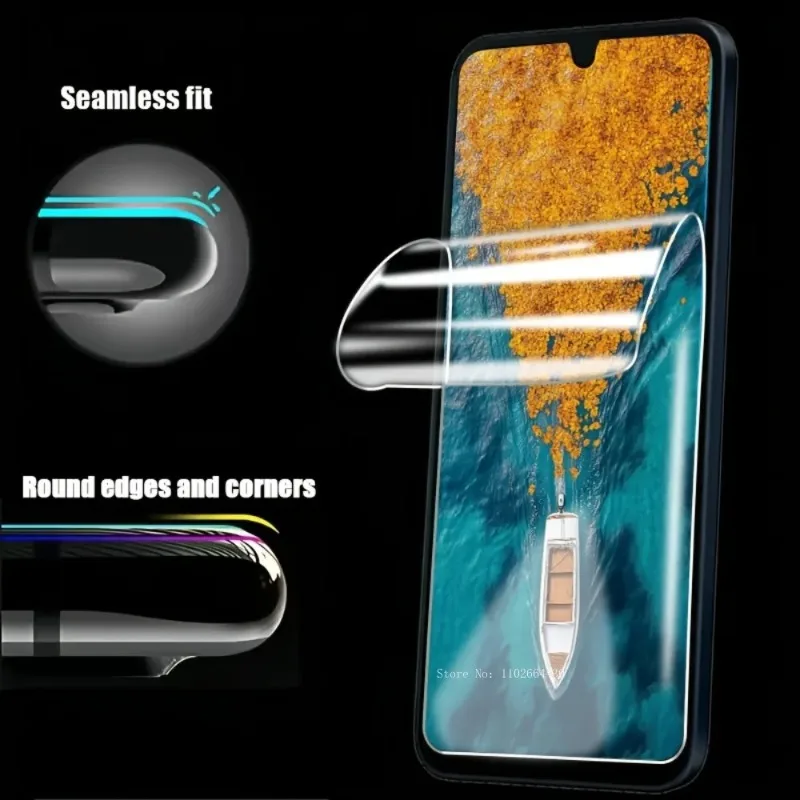 4 pellicole idrogel ad alta definizione per Samsung Galaxy A56, pellicola protettiva lucida per schermo, pellicola morbida in TPU per Samsung Galaxy A56 - immagine 4