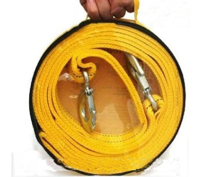 Cable de Remorquage Sangle Corde Long. 4 Mètres Poids 5 Tonnes