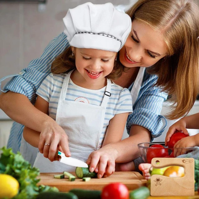 Crianças de madeira facas de cozinha montessori facas criança crianças facas  seguras para cozinhar crianças facas