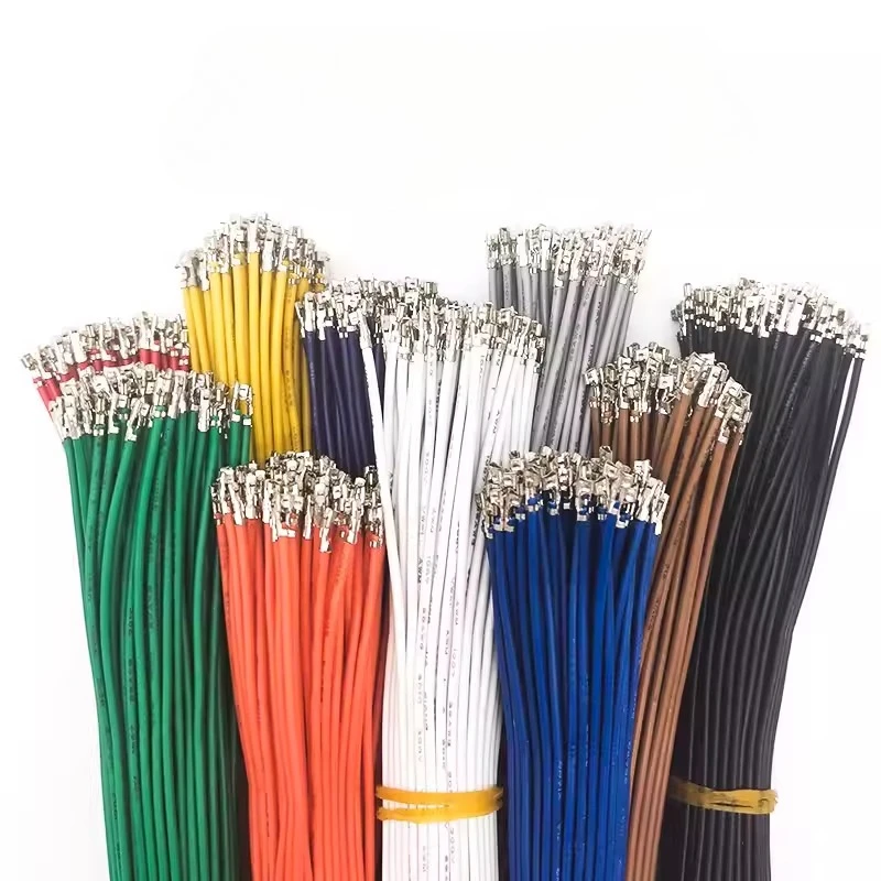 100pcs PH2.0mm 단일 이중 헤드 터미널 크림프 전자 10/15/20/30/50cm 1007 하우징 없는 PVC 와이어 22AWG 24AWG 26AWG