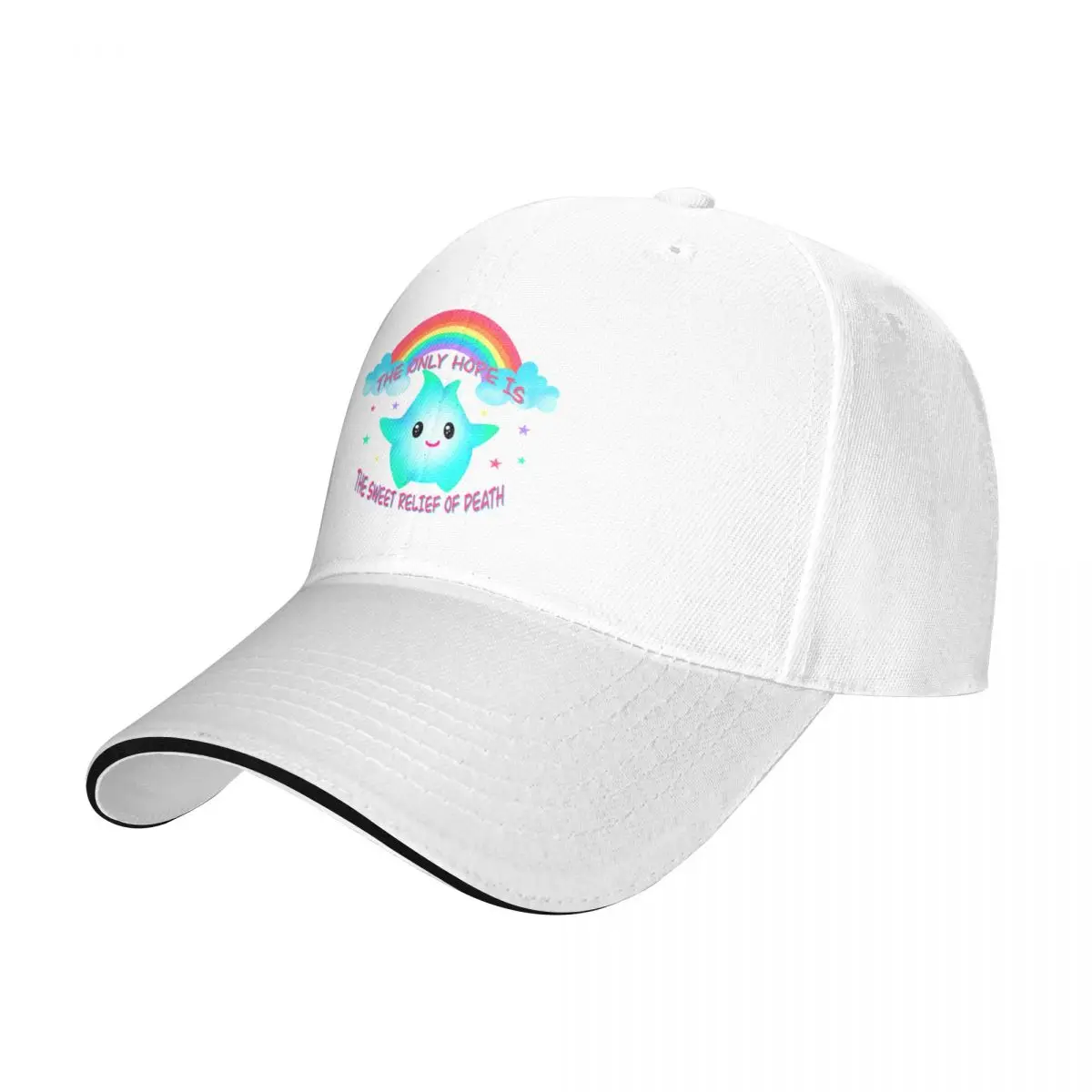 

The Only Hope is the Sweet Relief of Death Baseball Cap sun hat custom Hat Trucker Hat Men's Baseball Women's
