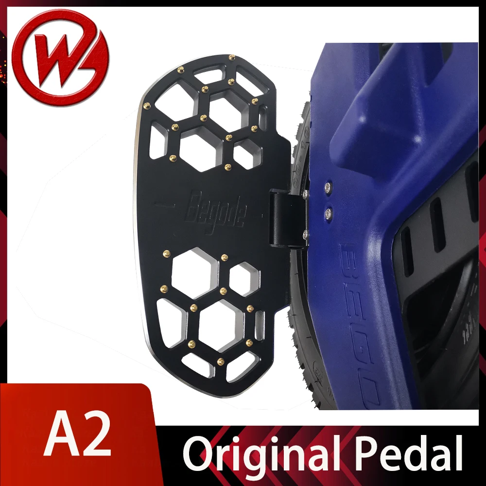 Original Pedal Suit For Begode A2 Electric Unicycle Die Cast Hollow Honeycomb Pedals Official Accessories