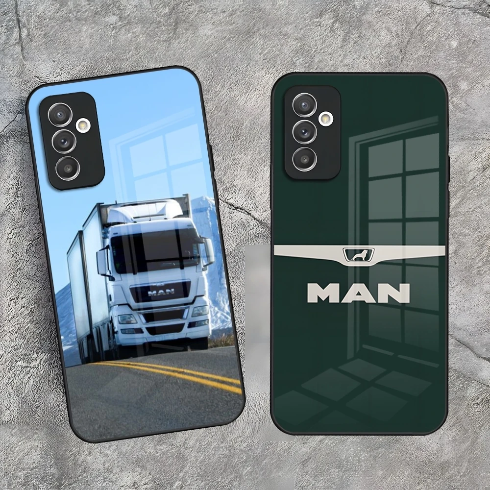 Vintage Man Truck Logo Phone Case Cover
