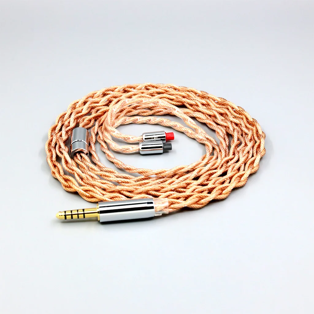 Graphen-Mischung aus 7N-Abgeschirmtem OCC-Koaxialkopfhörerkabel für Audio-Technica ATH-IM50 IM70 IM01 IM02 IM03 IM04 4-adrig 1,8 mm 7748 – Detail 6