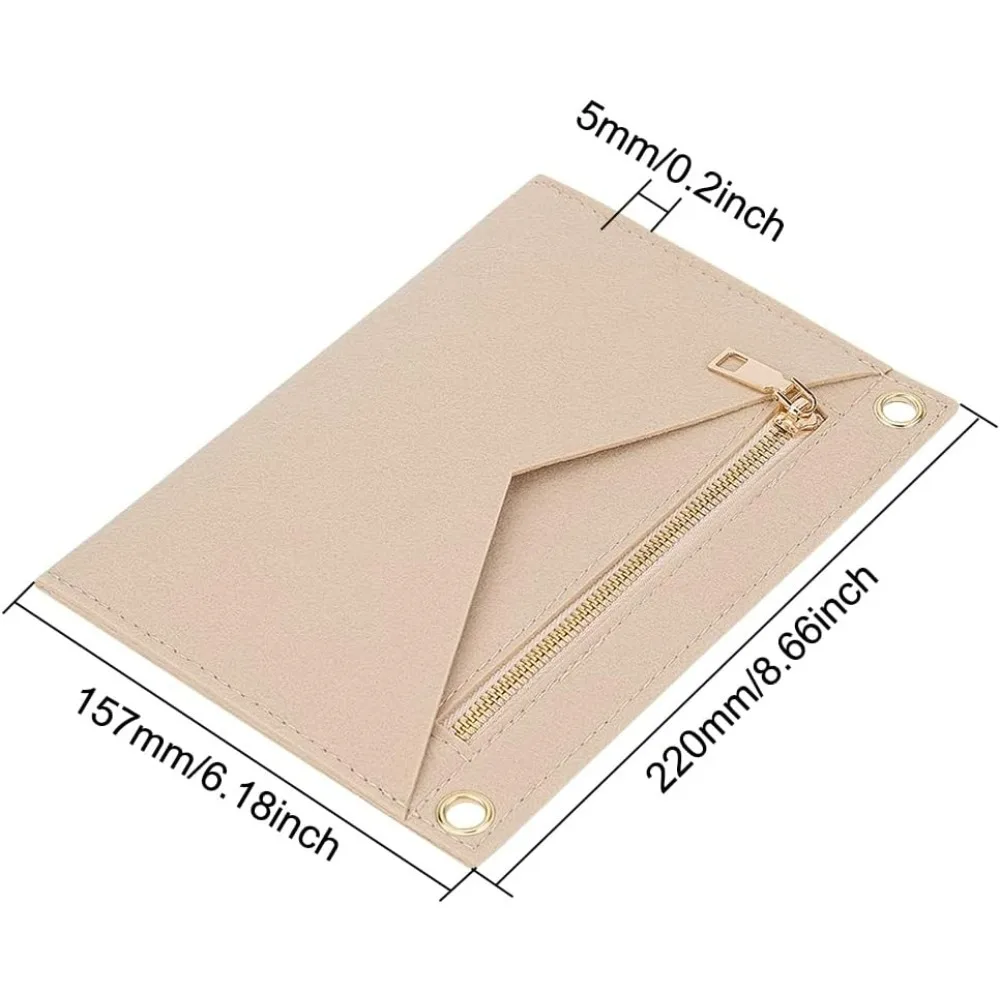 Crossbody Purse Conversion Kit for LV Kirigami Pochette Felt Handbag Insert Liner Shaper Detachable Large Pouch Wallet Insert