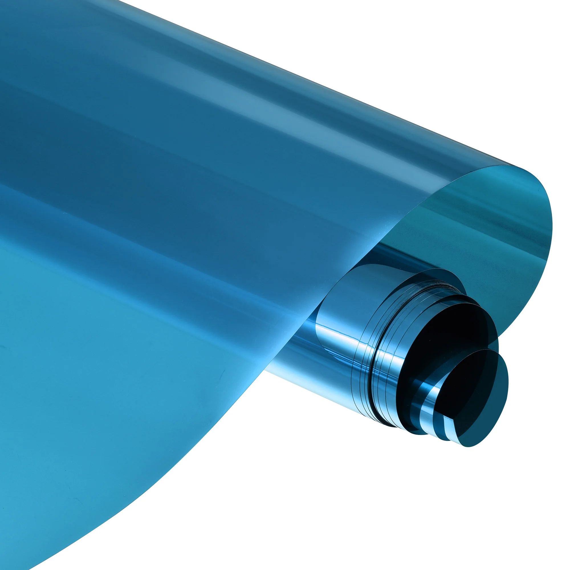 Uxcell Window Film Sun Light Blocking 9.84ft x1.64ft Blue for Home