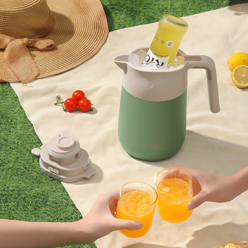 Luxury Large Capacity Insulated Flask Kettle Portable Household Vacuum Flasks Thermos Pot Hot Water Bottle With Digital Display