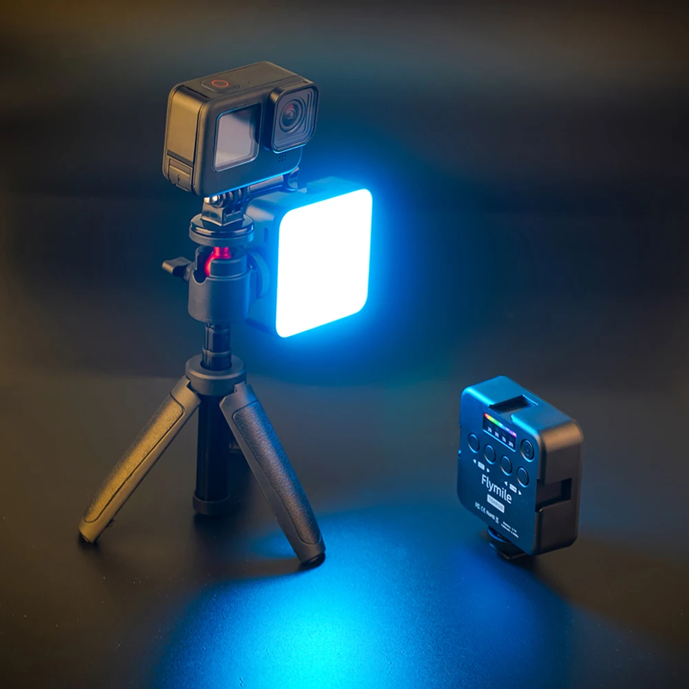 RGB 핫 부트 필 라이트, 포켓 카메라 핫 슈 라이트, 풀 컬러 포켓 라이트, Insta360 X4 POCKET 3/ACE PRO, 2500-9000K, 1200mah