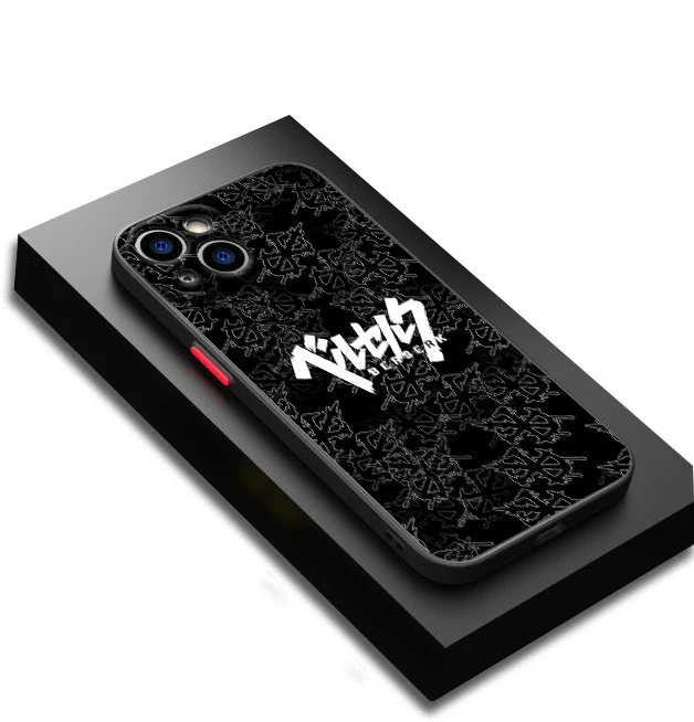 thumbnail image 1 of Funda translúcida de Anime Berserk Cool para iPhone, 15, 14, 13, 12 Mini, 11, XS, XR, X, 8, 7 Pro Max Plus, 1 of 5