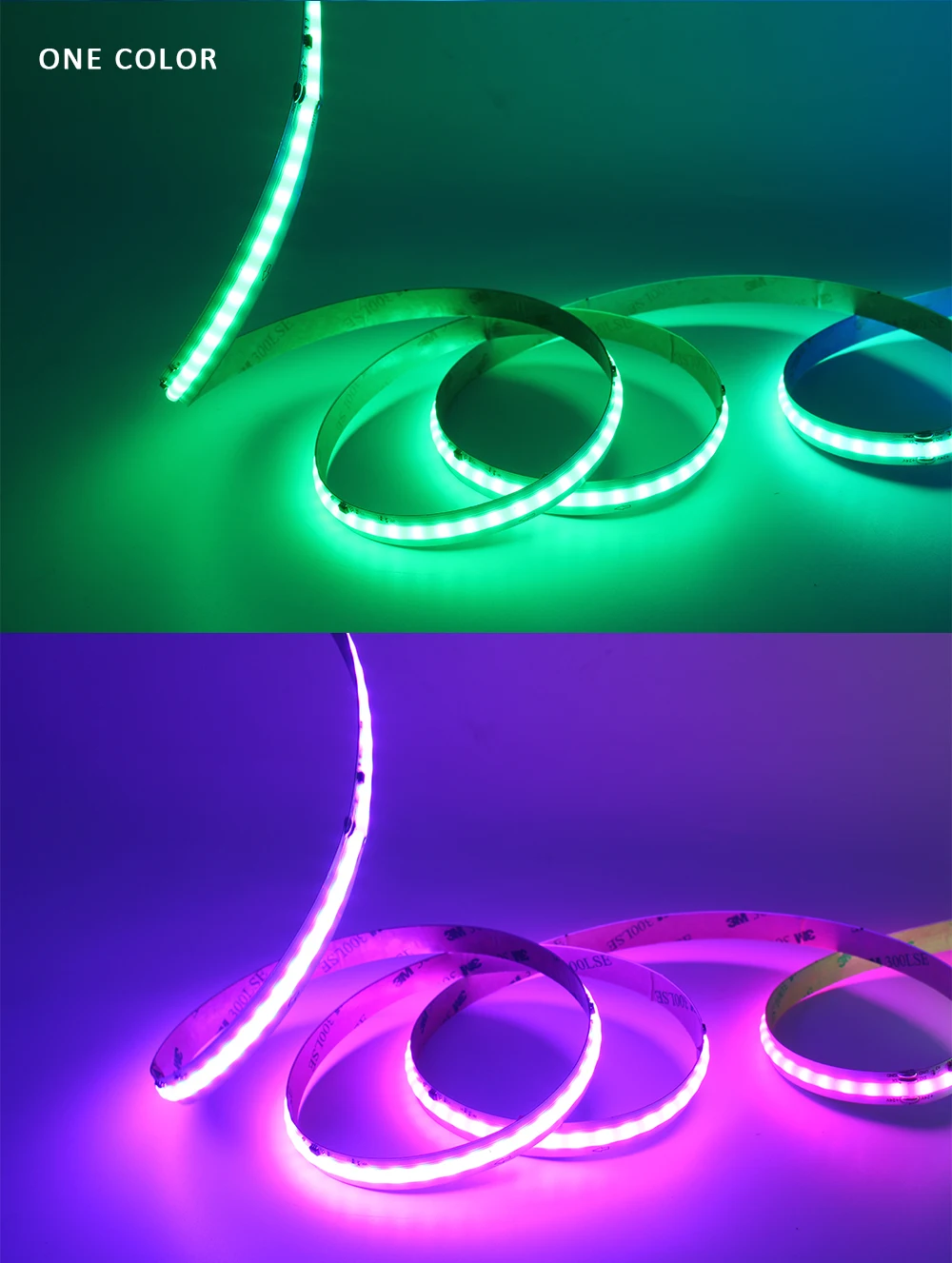 WS2811 24V RGBIC COB adressierbare Pferderennen Streifen Licht Vollfarb-LED-Band-Kit 5M 10M 15M 20M Touch-Fernbedienungsband – Detail 13