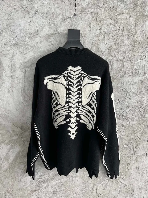 ORIMI BONES HEAVY SWEATER フリーサイズ 黒