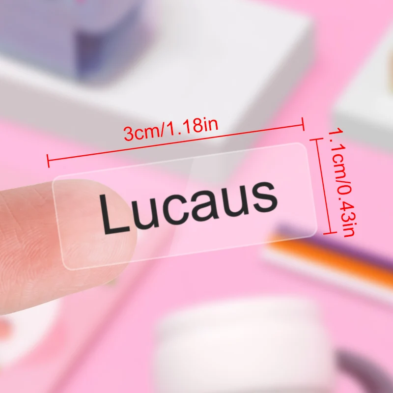Name Tags Sticker Customize Waterproof Personalized Labels custom stickers name tag stickers