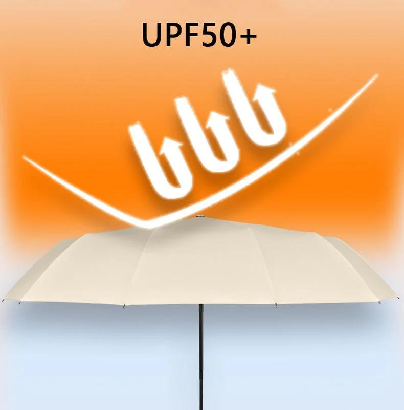 Reinforced 24-Bone Umbrella, Men's Business Strong And Durable Wind-resistant Umbrella, Anti-UV Sunscreen Umbrella Women's Sunny 7 S5770d5aa408147d18e1333a2d67f8b9f0