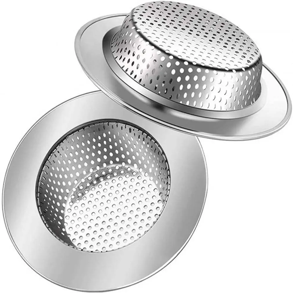 

Kitchen Water Sink Filter Sink Mesh Strainer Kitchen Tool Stainless Steel Bathroom Floor Drain Cover Shower Hair Catche Stopper