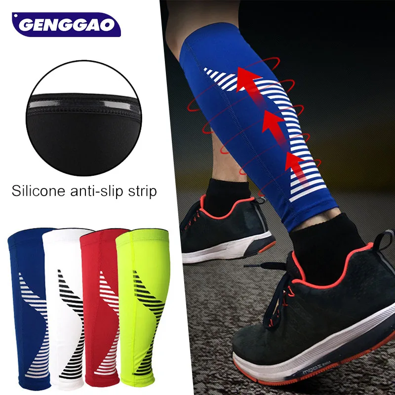 

GENGGAO 1Pcs Leg Compression Sleeve,Calf Support Sleeves Legs Pain Relief for Men Women,Comfortable Footless Socks for Fitness