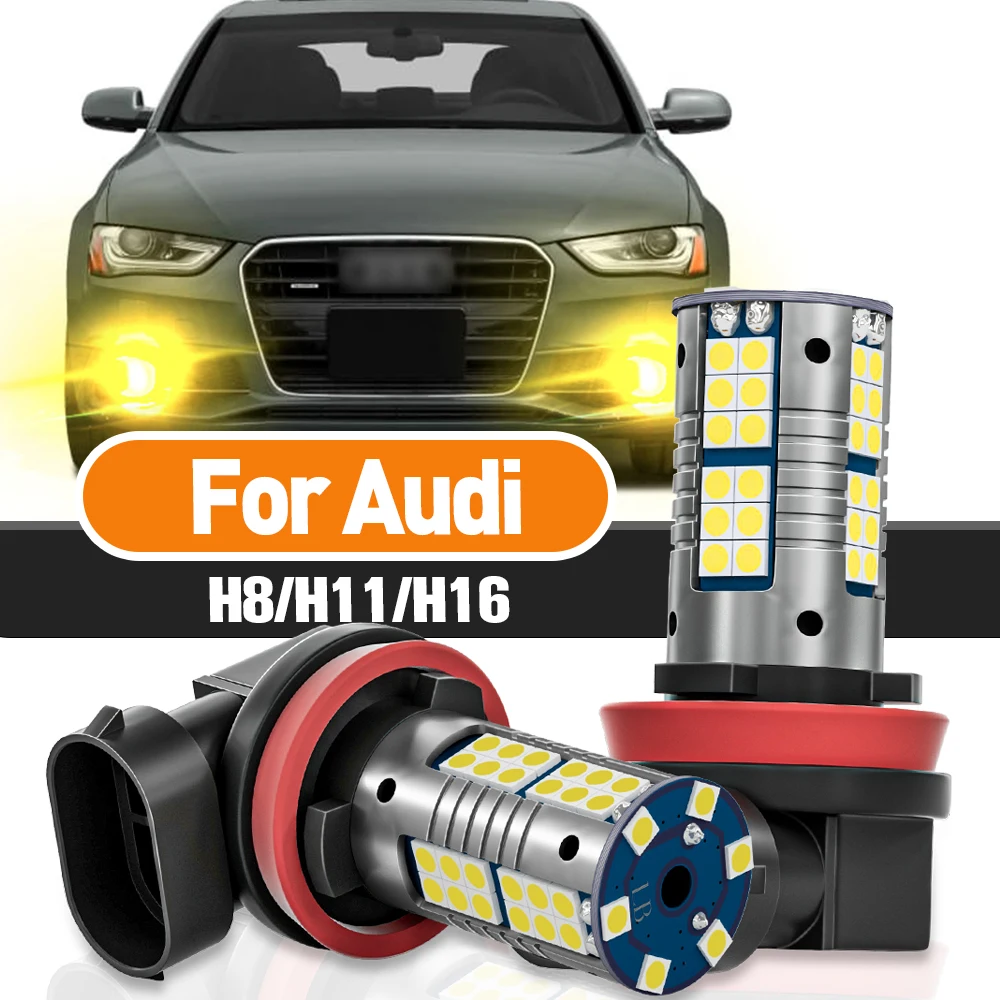 

Fog Light H8 For Audi A4 B8 2013-2016 S4 A3 8V 2015-2017 A5 2011-2017 Accessories Canbus 2pcs LED Lamp