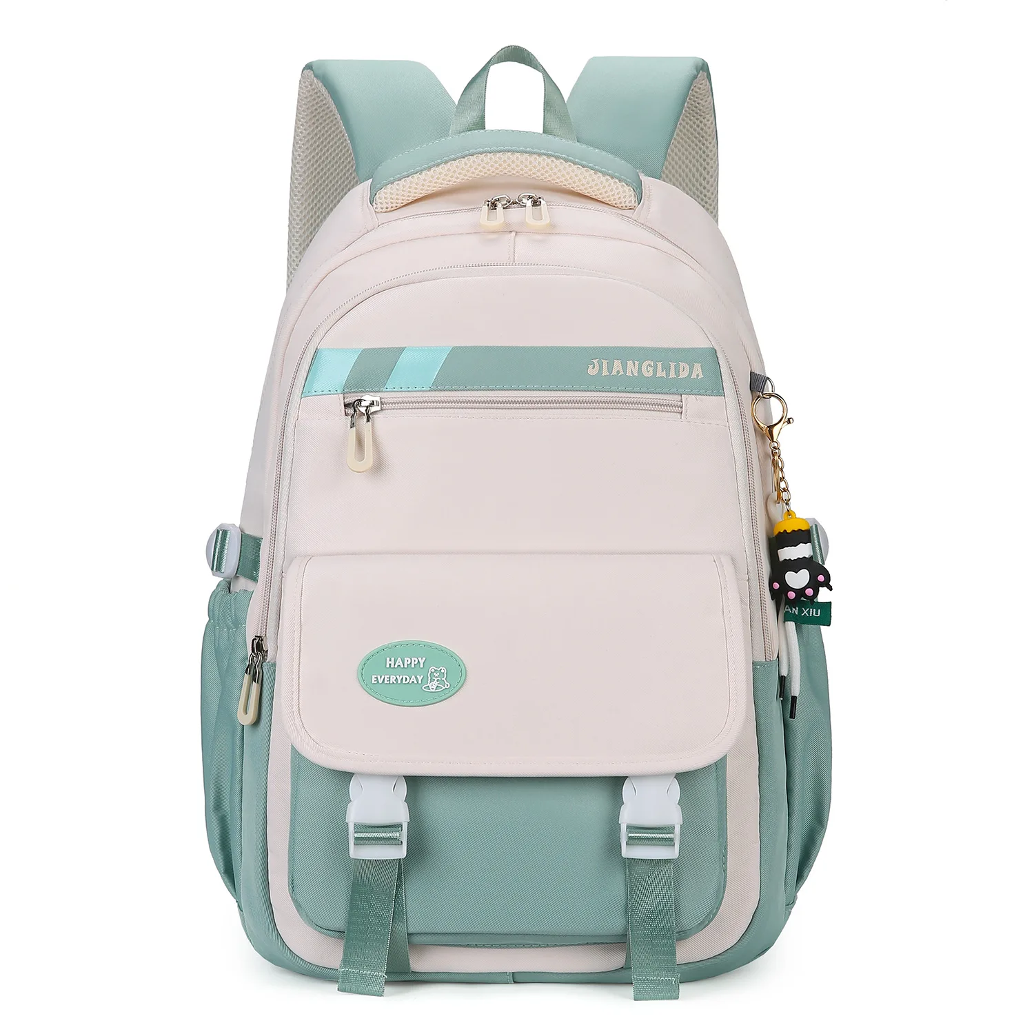 Multi-pocket Oxford High School Students Schoolbag College Middle School Girl Waterproof Bag Universal Laptop Travel Backpack