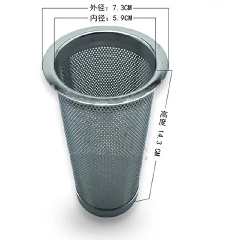 Excavator Diesel Tank Filter Stainless Steel Fuel Tank Cap Filter for 305.5 306 307 308 200B Excavator Accessories