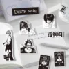 65PCS Anime Death Note Stickers Black White Decals Scrapbook Luggage Laptop Bike Suitcase Car Graffiti Sticker Decoration Toy 4