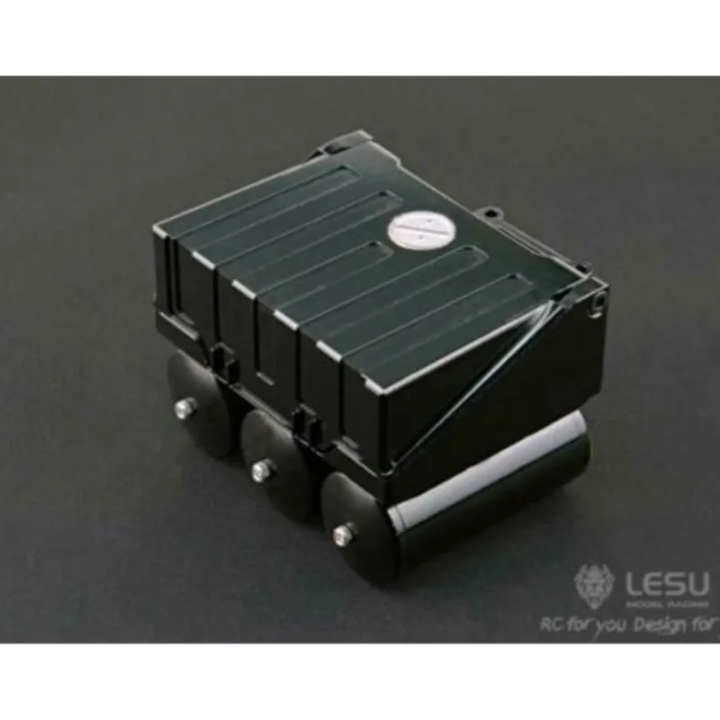 Lesu Metal Battery Tank Equipment Box Per 1/16 Rc Dumper Bruder Tractor Truck Outdoor Toys Th16707