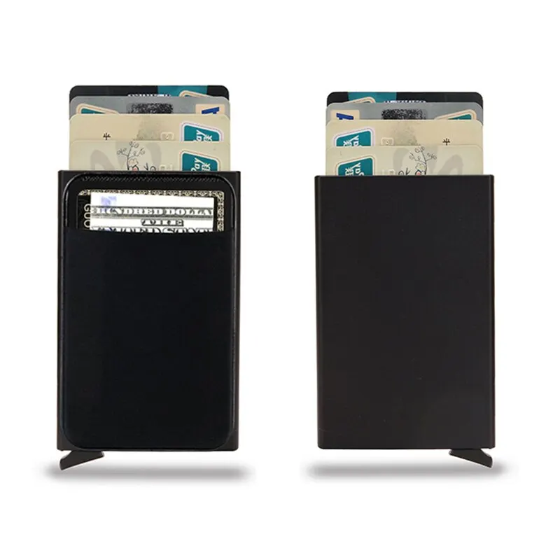 Sleek RFID-Blocking Anti-Theft Men's Wallet - Slim, Stylish Card Holder and Money Organizer