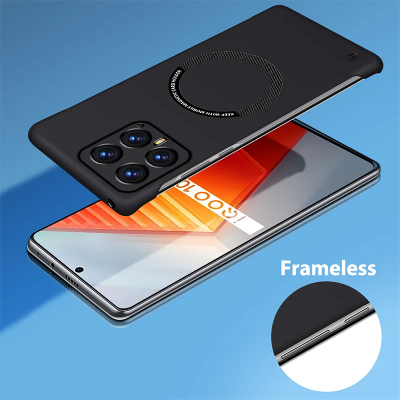 Frameless Slim Magnetic Case with Matte Finish