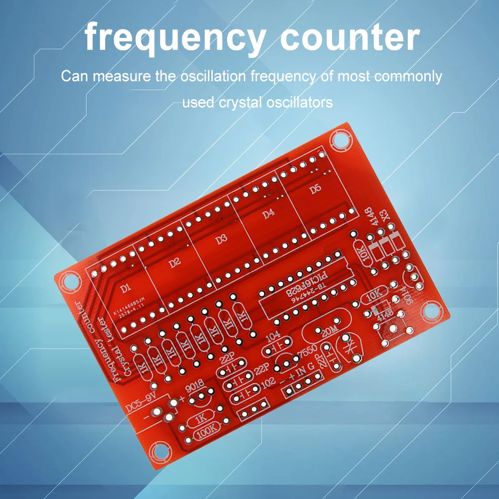 DIY Kits Module Crystal Oscillator Frequency Counter Meter 5 Digits High Precision Digital Frequency Meter Module