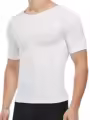 White short-sleeved