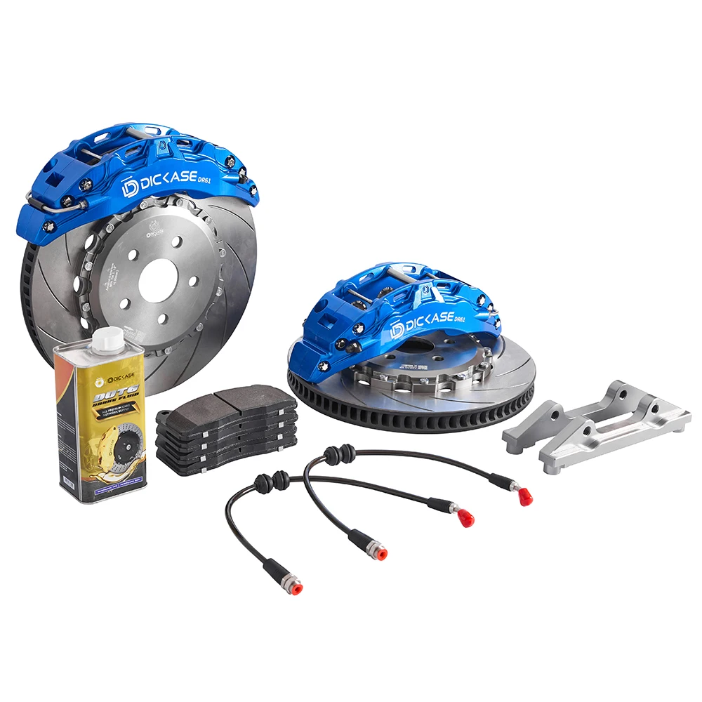 Dicase 레이싱 자동차 빅 브레이크 키트, VW 골프 mk4 gti용, 355x32mm 로터가 있는 6 피스톤 켈리퍼, 새로운 디자인