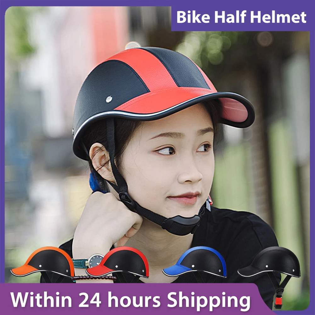 

Safety Helmet Motorbike Helmet Half Helmet Summer Electric Car Men Women Personality Baseball Helmet Protection Equipment