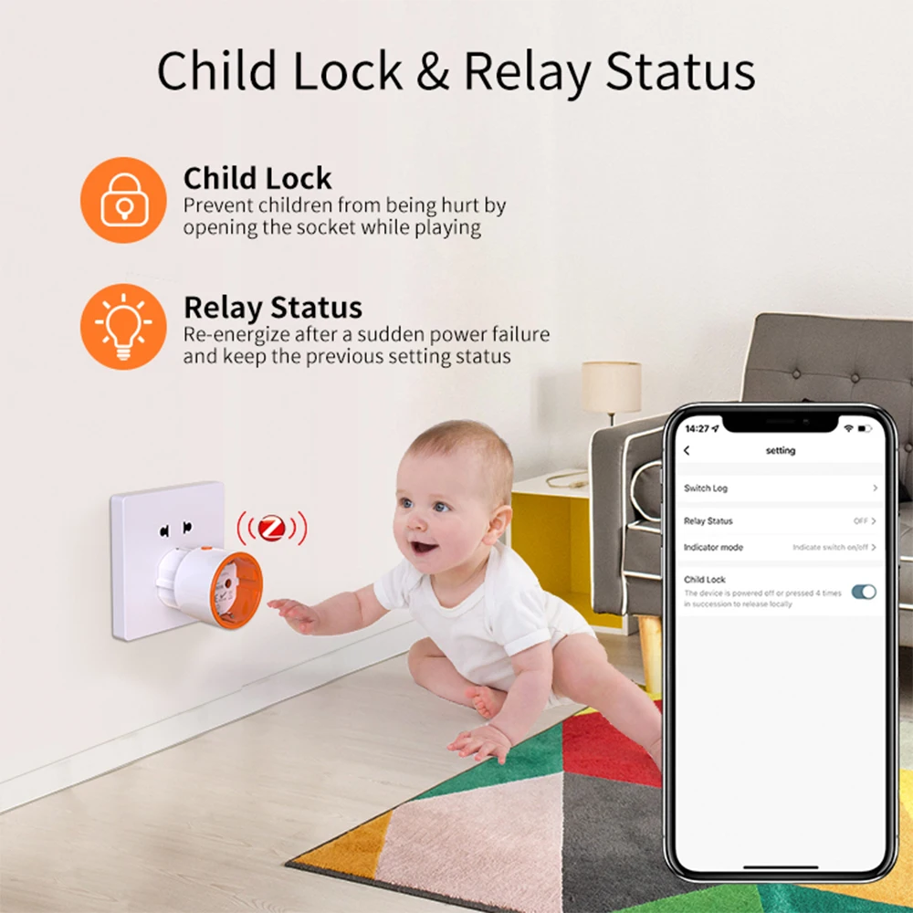 Prise ZigBee 2 pièces-EU Tuya Smart Zigbee 3.0 16A 3680W moniteur d'énergie  prise de courant APP télécommande