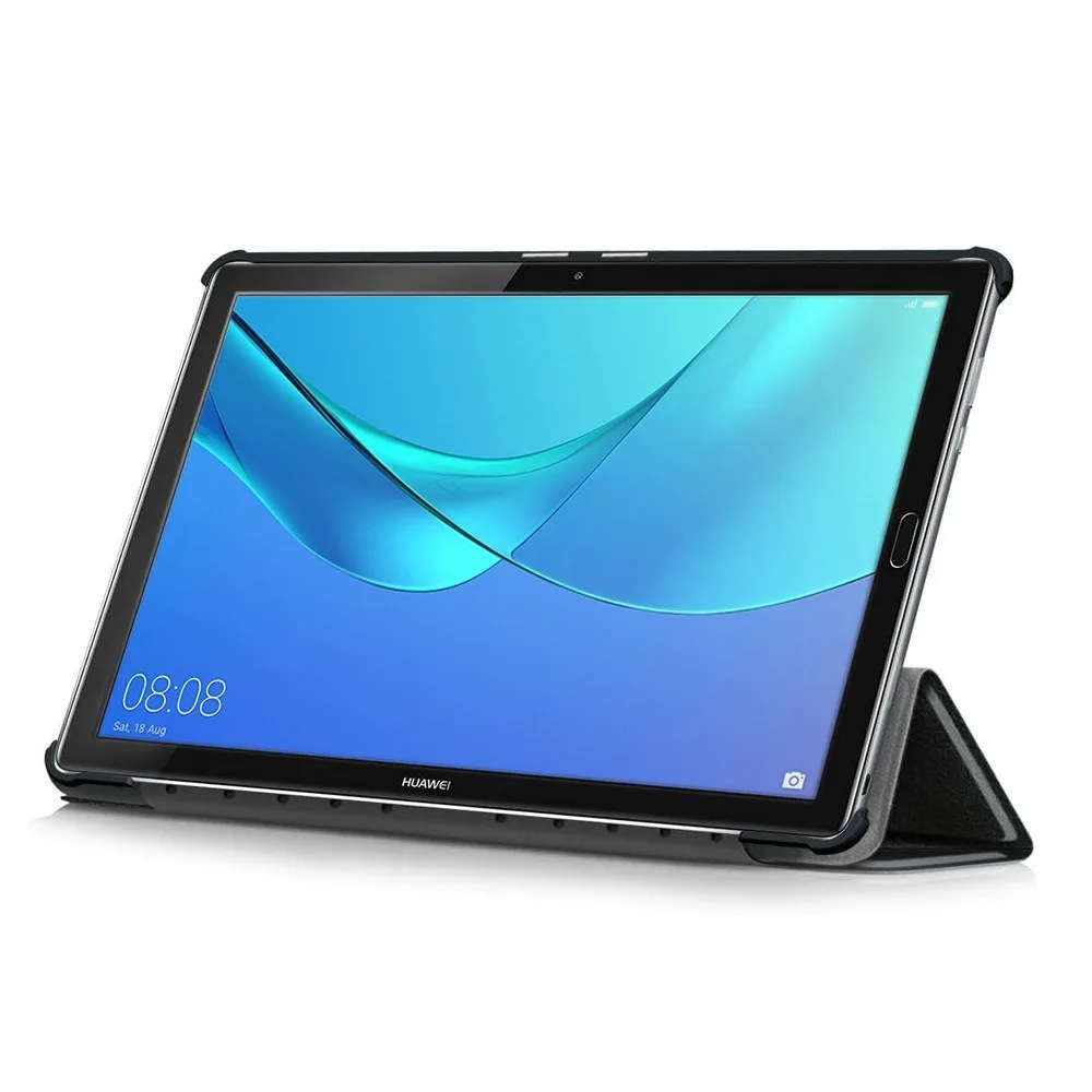 Premium Slim Triple-Fold Stand Hard Back Tablet Cover