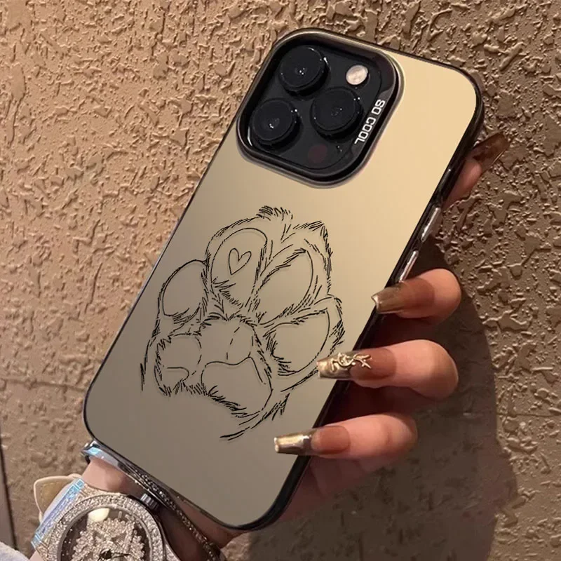 Adorable Paw Print Protective Pet Lover's Phone Case