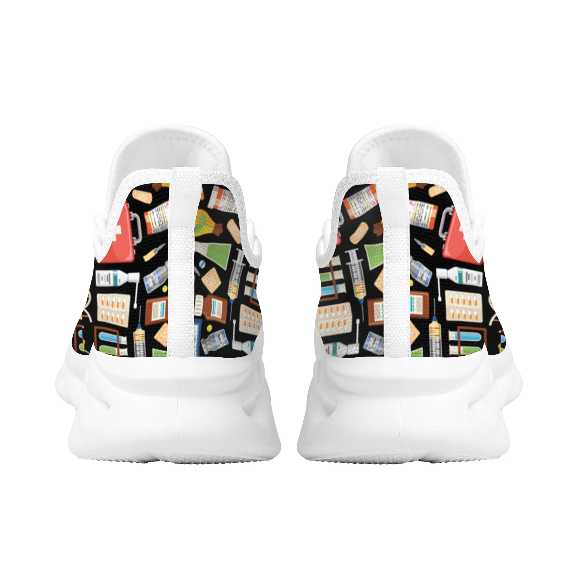 Medical Hospital Surgical Supplies Design Sneakers Breathable Lightweight Lace Up Vulcanized Shoes Street Flat Shoes