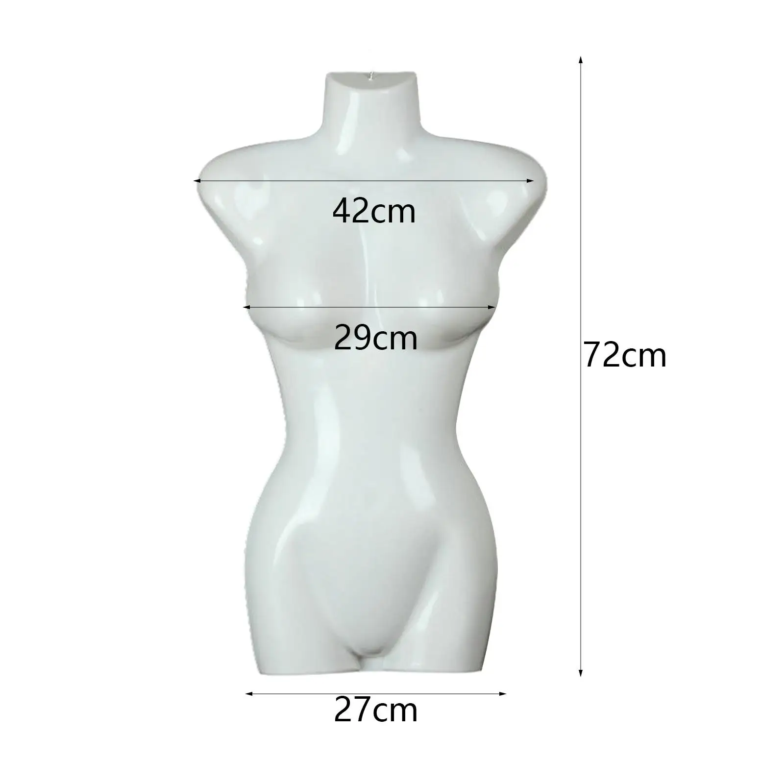Hanging Female Mannequin Torso Women Dress Form for Retail Stores Commercial
