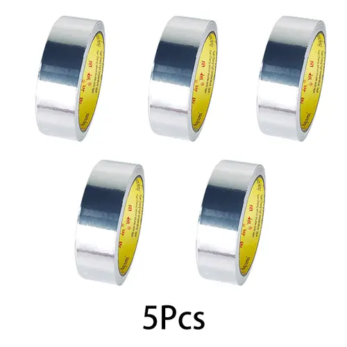 High Temperature Resistance Aluminum Foil Tape Kitchen Pipe Repair Tape Adhesive Sealing Foil Heat Insulation Leak Proof Tape - Image 20