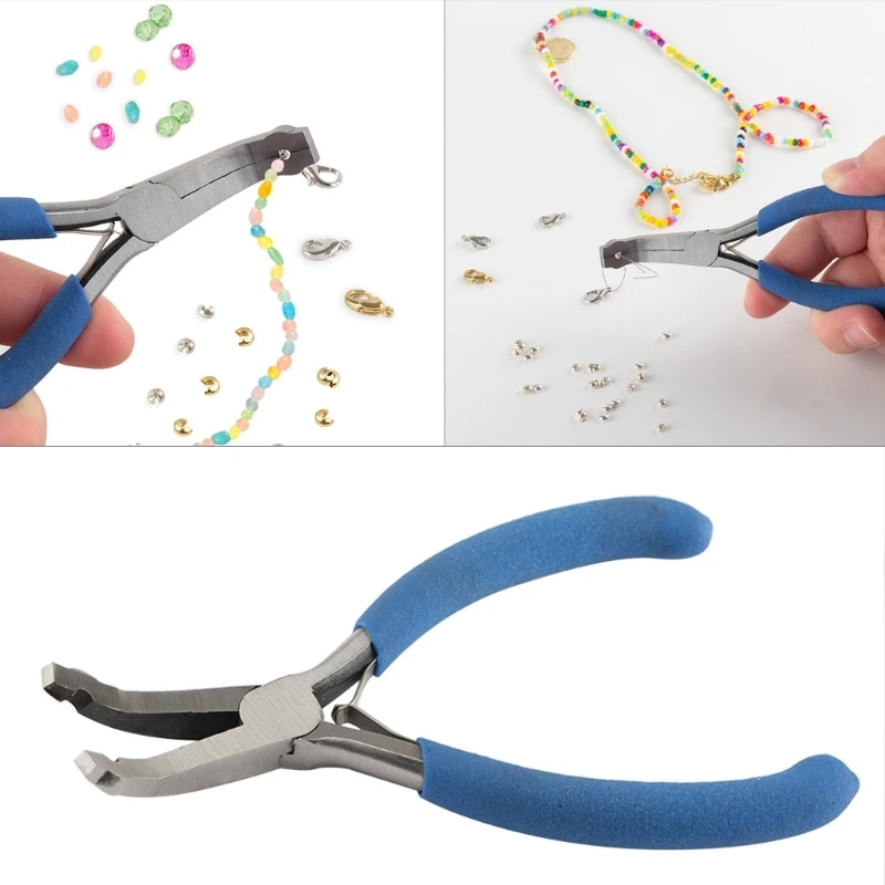 

Portable Bead Fixing Tool for Jewelry Making Multifunctional Beading Crafts Plier Convenient Bead Hole plier Clamp