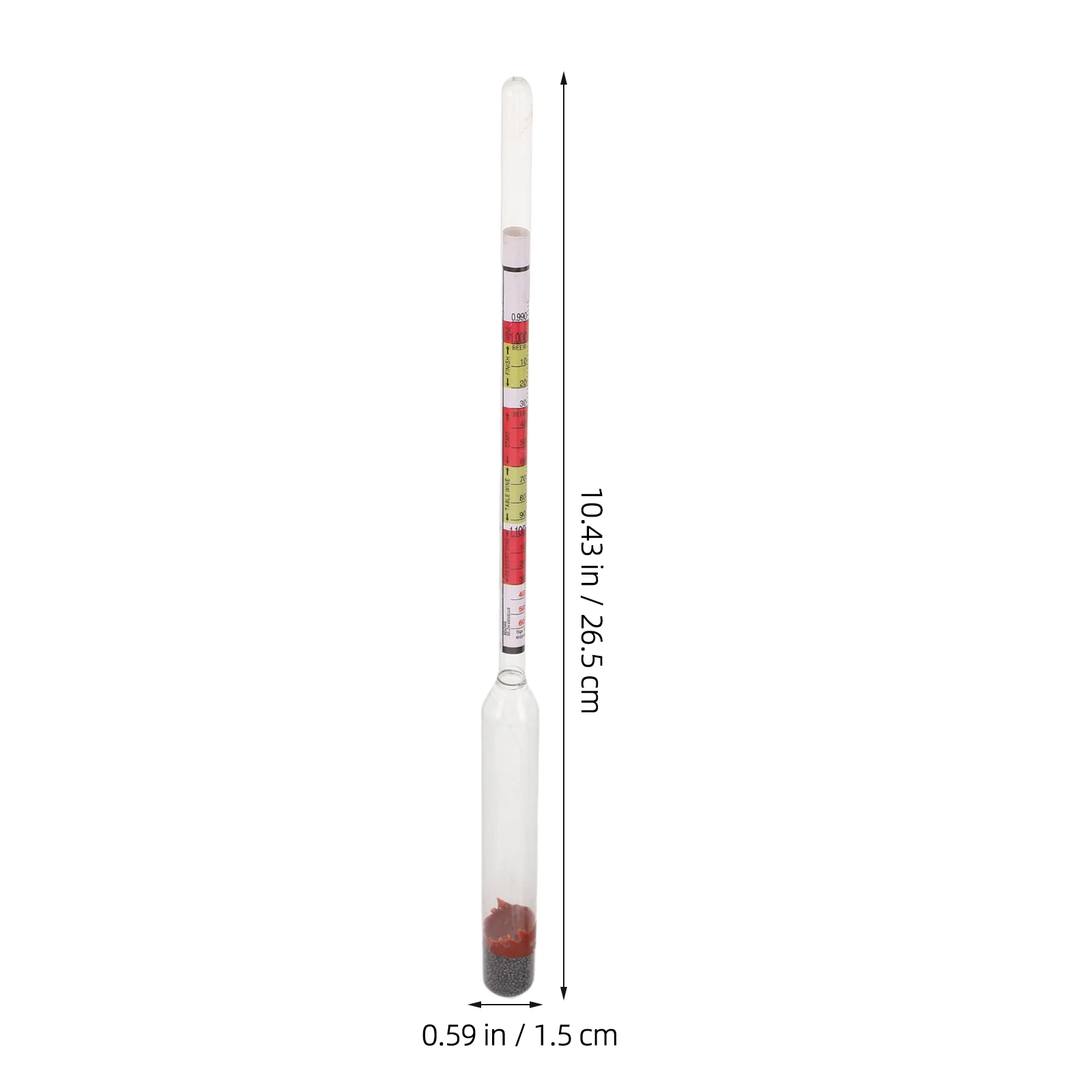 Triple Scale Hydrometer Beer Brix Meter Tester Sugar Level Mead Gravity Hydrometer Brewing Supplies Lab Equipment Alcohol